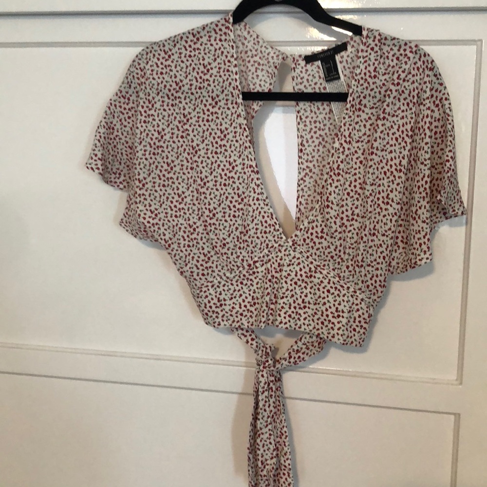 Floral crop top